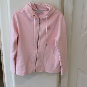 Light Pink Zip-Up Hoodie